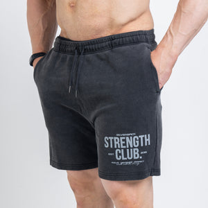 Strength Club - Acid Wash Shorts - Silverback Gymwear