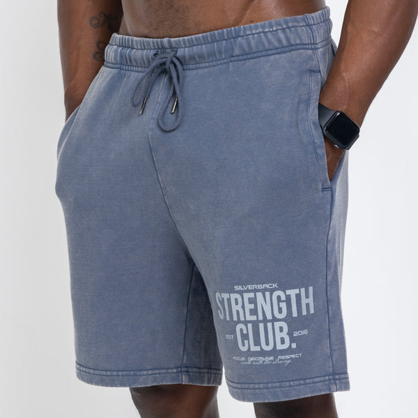 Strength Club - Acid Wash Shorts - Silverback Gymwear