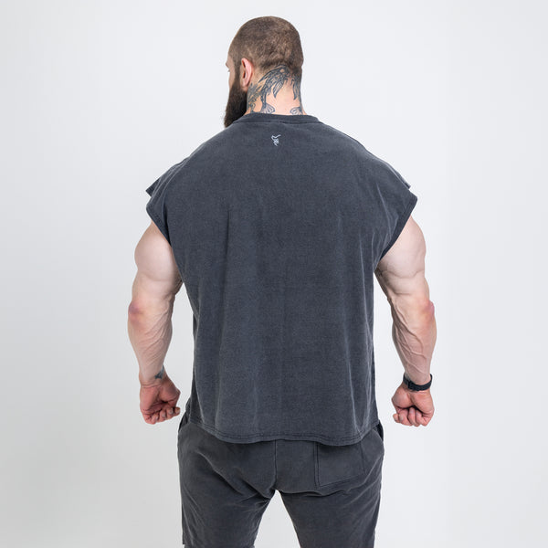 Strength Club - Acid Wash Cut Off Tee - Silverback Gymwear