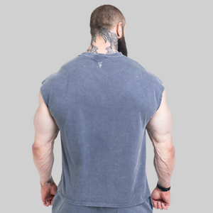 Strength Club - Acid Wash Cut Off Tee - Silverback Gymwear