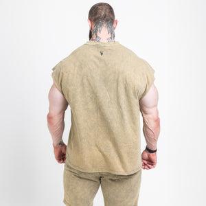 Strength Club - Acid Wash Cut Off Tee - Silverback Gymwear