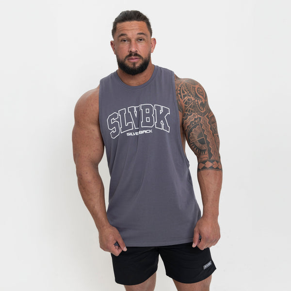 SLVBK Drop Arm Vest - Grey