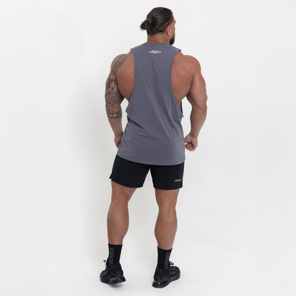 SLVBK Drop Arm Vest - Grey