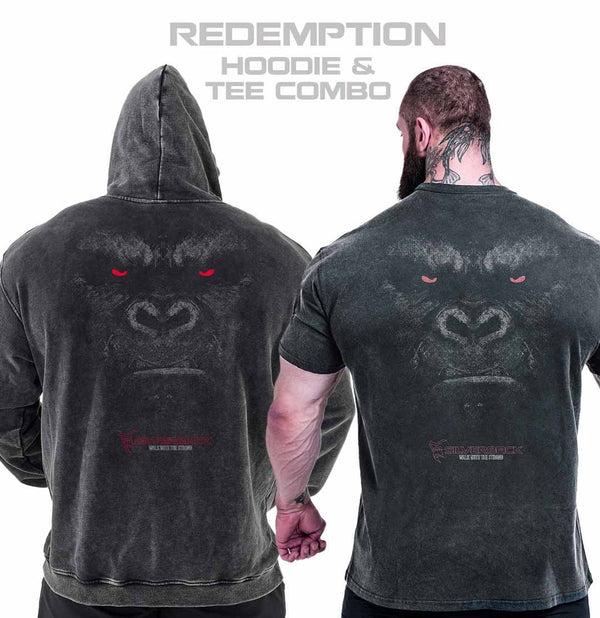 Redemption Acid Red Hoodie & T-Shirt Combo