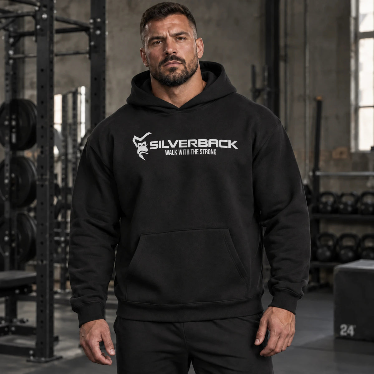 Ventis Pull Hoodie - Black