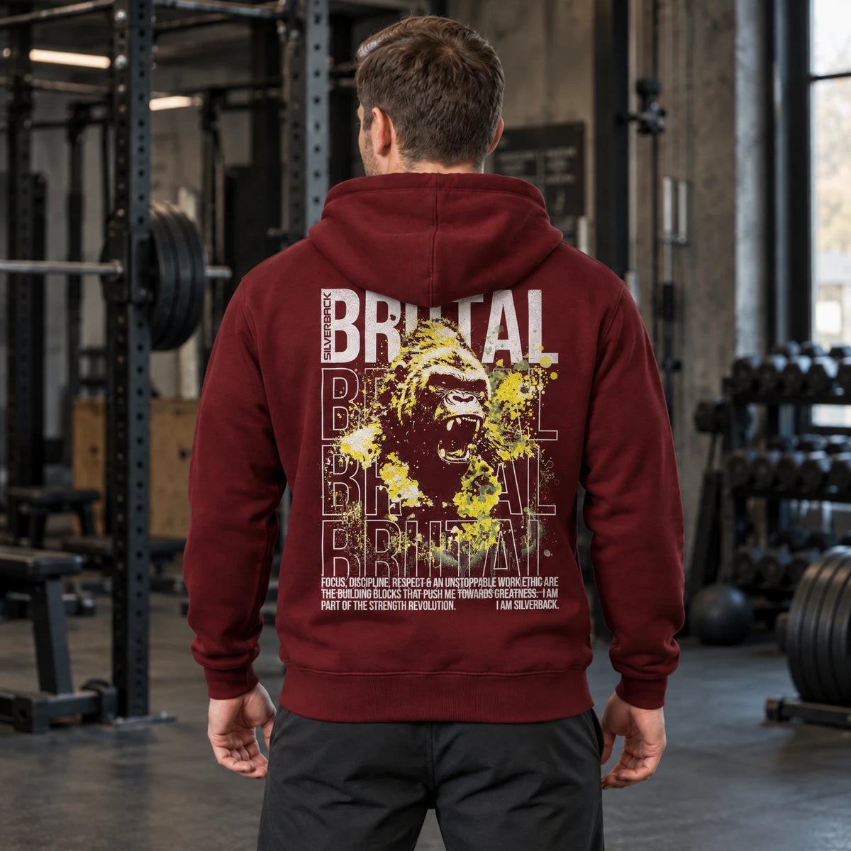Brutal 2.1 Kapuzenpullover - Maroon