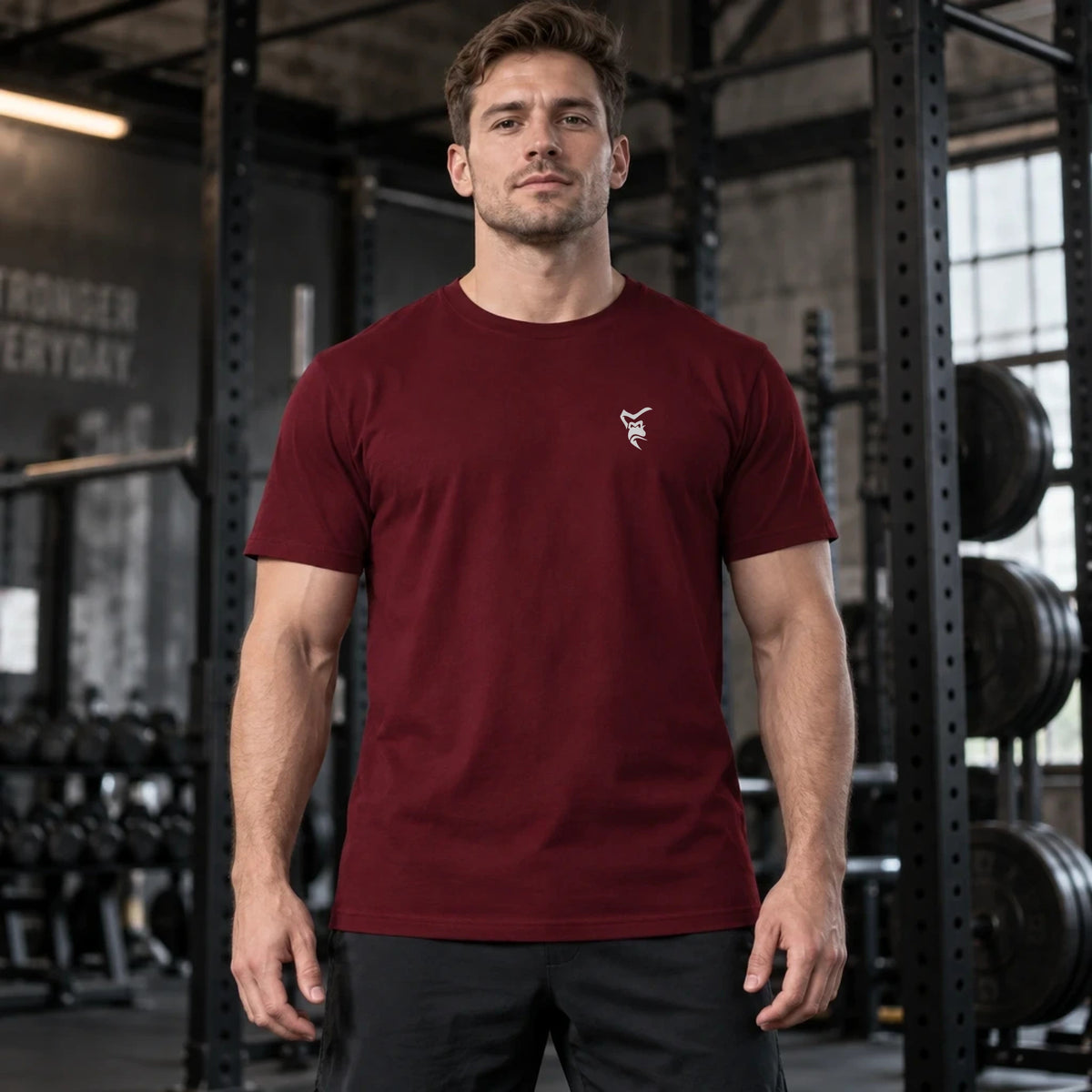 Brutal 2.1 Lockeres T-Shirt - Maroon
