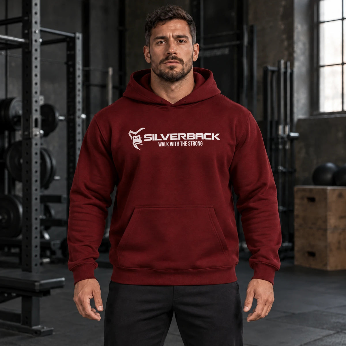 Ventis Pull Hoodie - Maroon