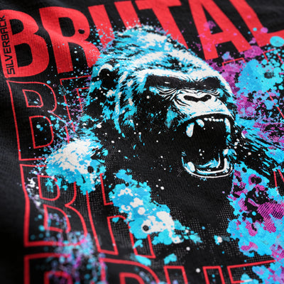 Brutal 2.1  Kapuzenpullover - Schwarz/Rot