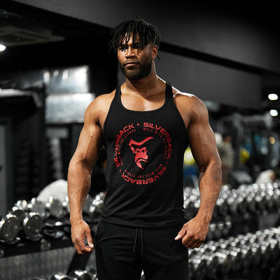 Bloodline Stringer Vest in Black - VEST front view