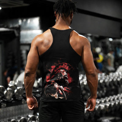 Bloodline Stringer Vest in Black - VEST front view