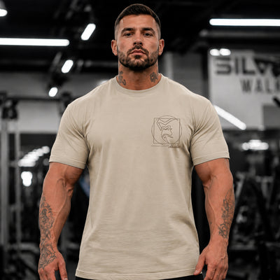 Vitruvian T-Shirt - Camel