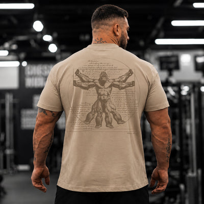 Vitruvian T-Shirt - Camel