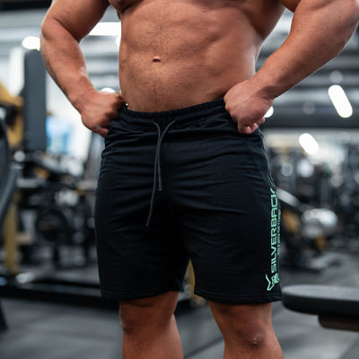 Elements Shorts in Black - SHORTS front view