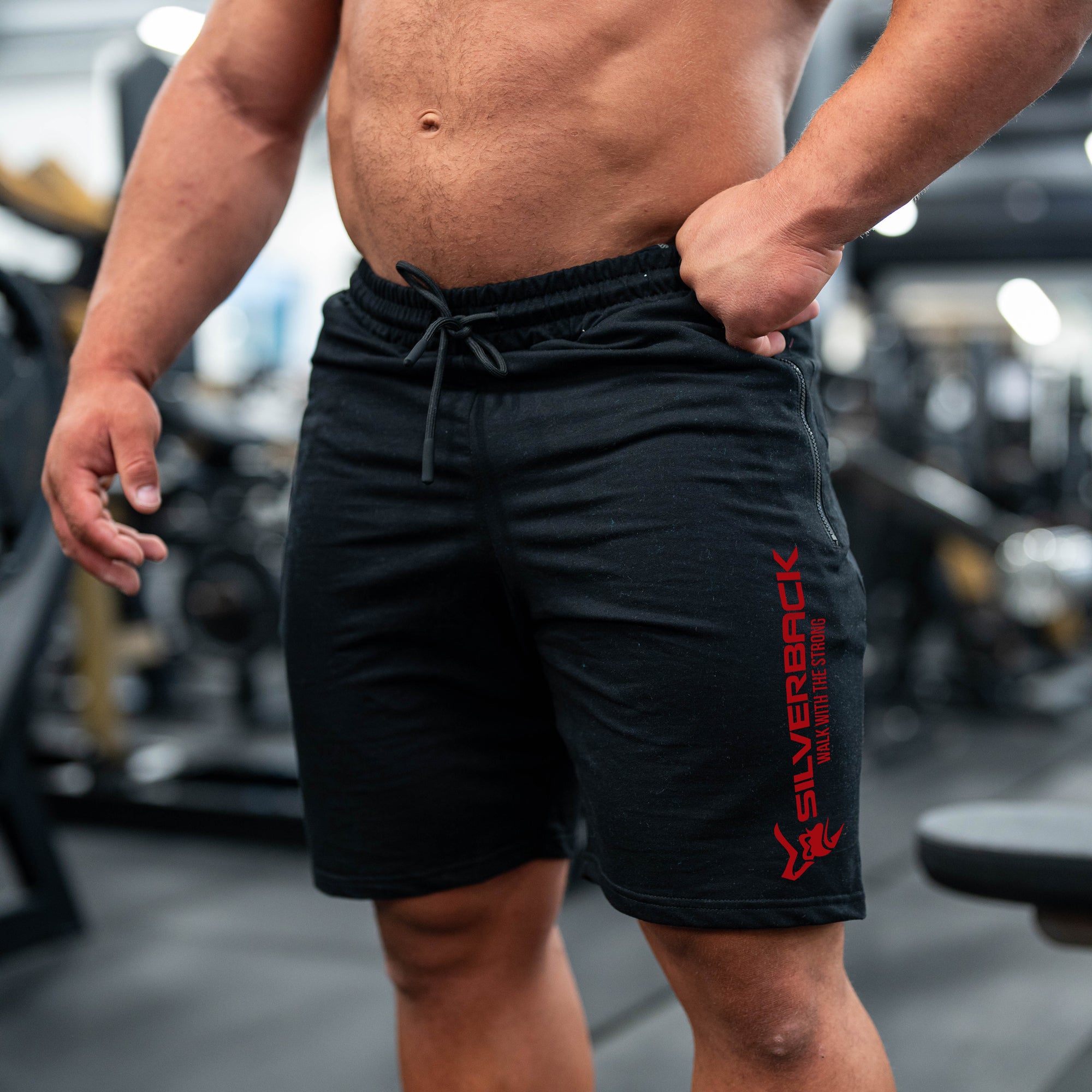 Elements Shorts in Black - SHORTS front view