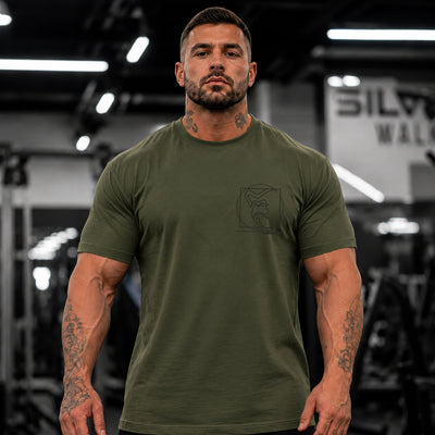 Vitruvian T-Shirt - Khaki Olive