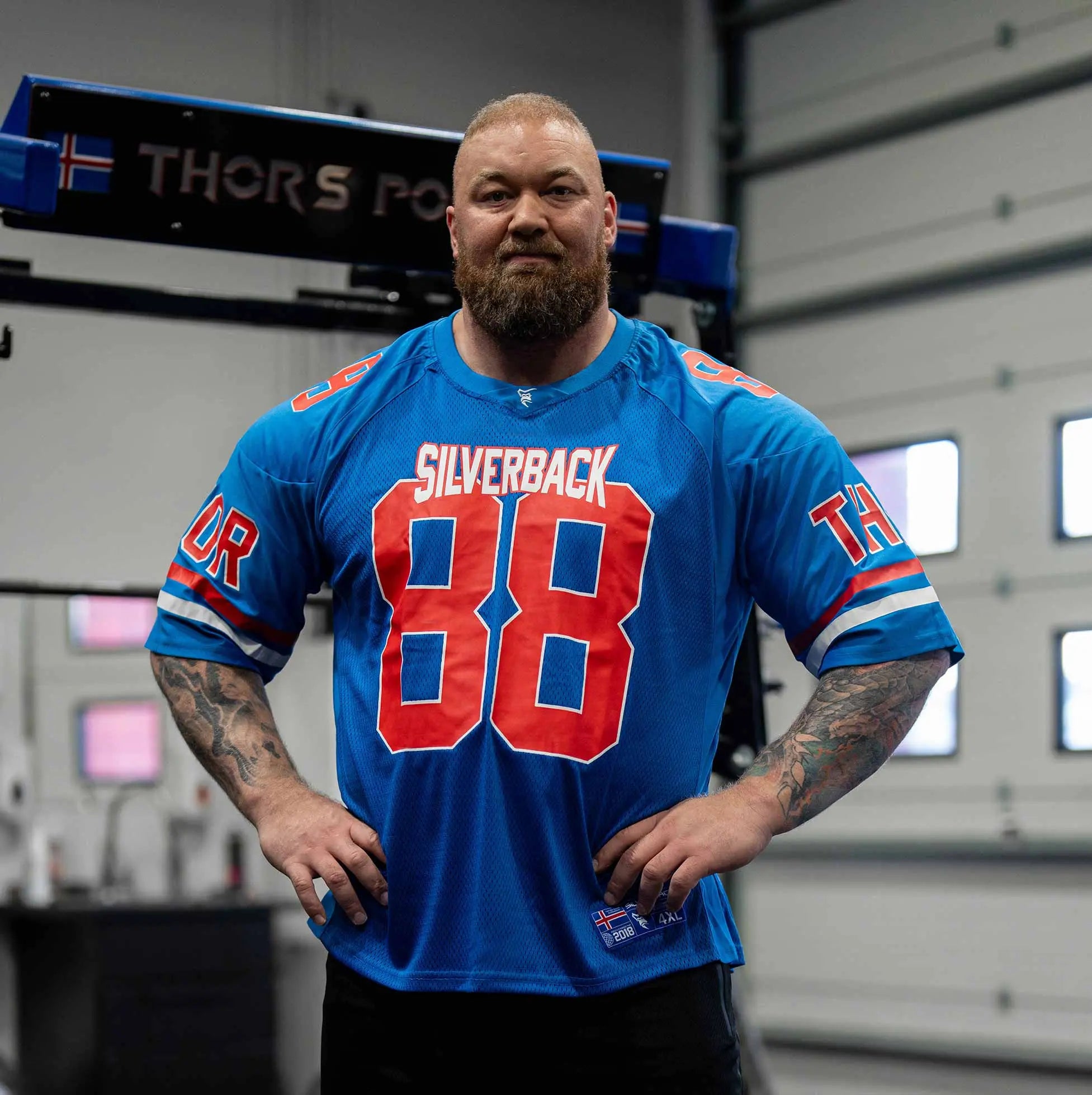 ROGUE - Thor Game Day Jersey Silverback Gymwear