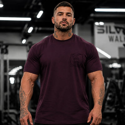 Vitruvian T-Shirt - Plum