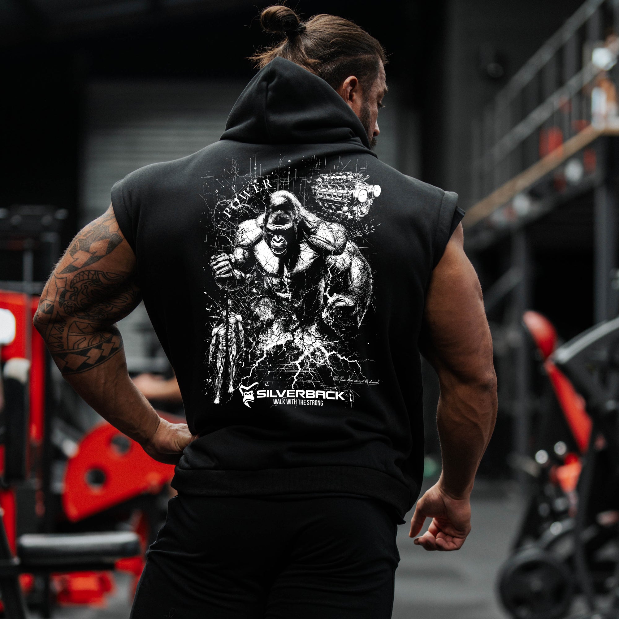 #6 Power Sleeveless Hoodie