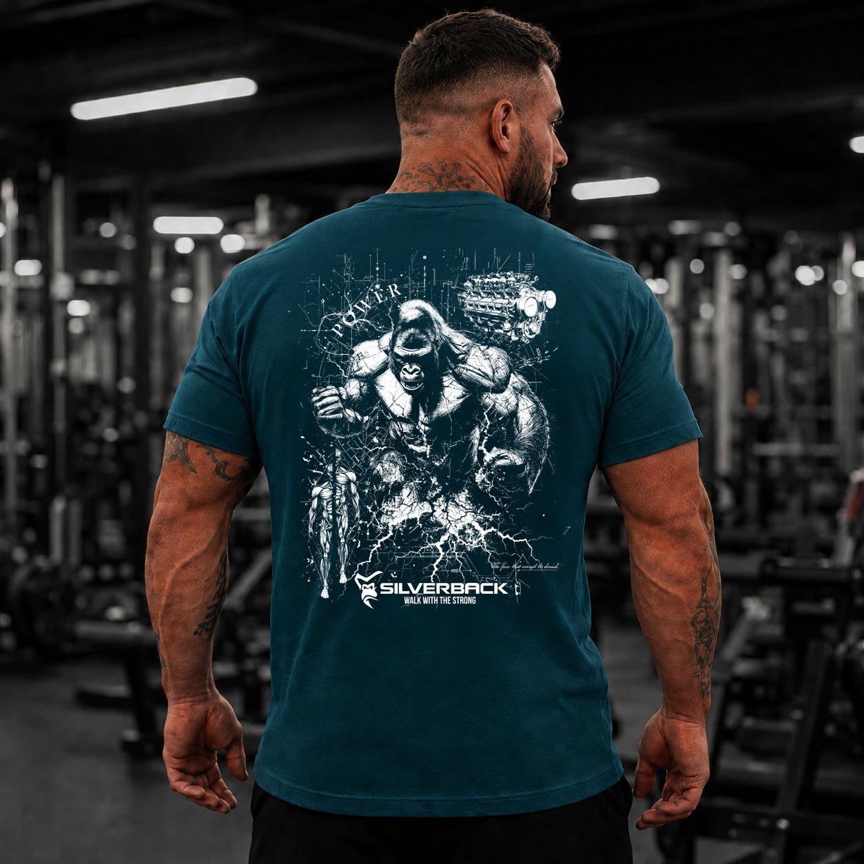 #6 Power Relaxed T-Shirt - Teal