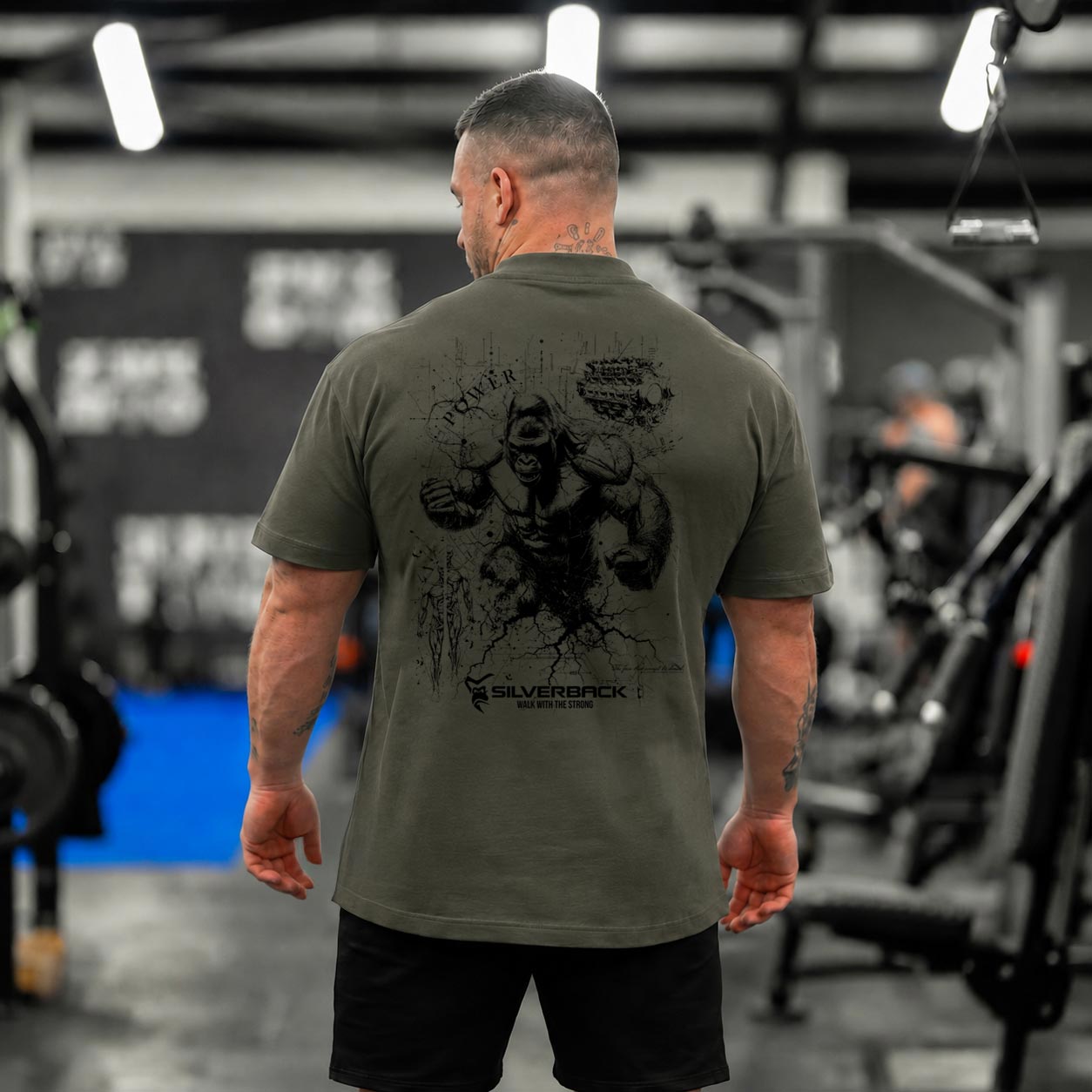 #6 Power Relaxed T-Shirt - Khaki Olive