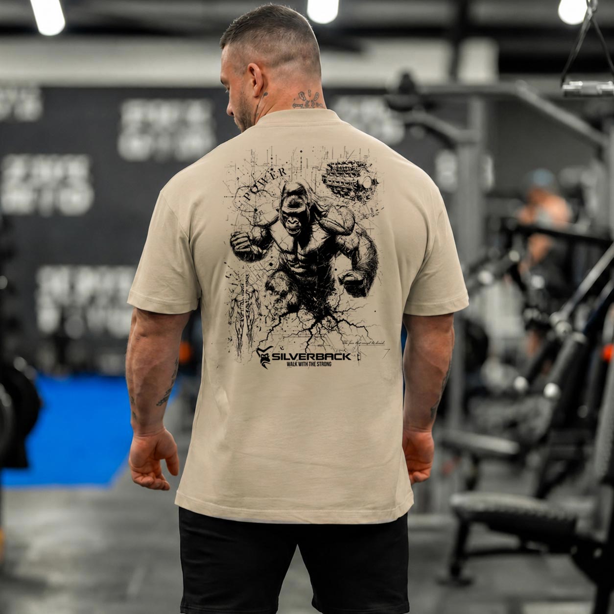 #6 Power Relaxed T-Shirt - Stone