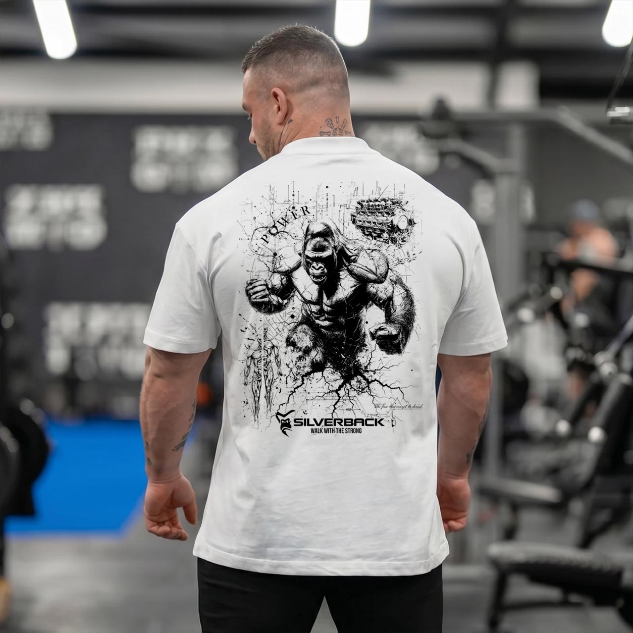 #6 Power Relaxed T-Shirt - White