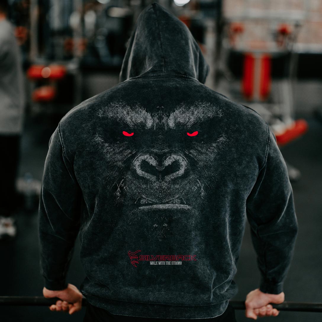 Redemption Oversized Acid Wash Pull Hoodie