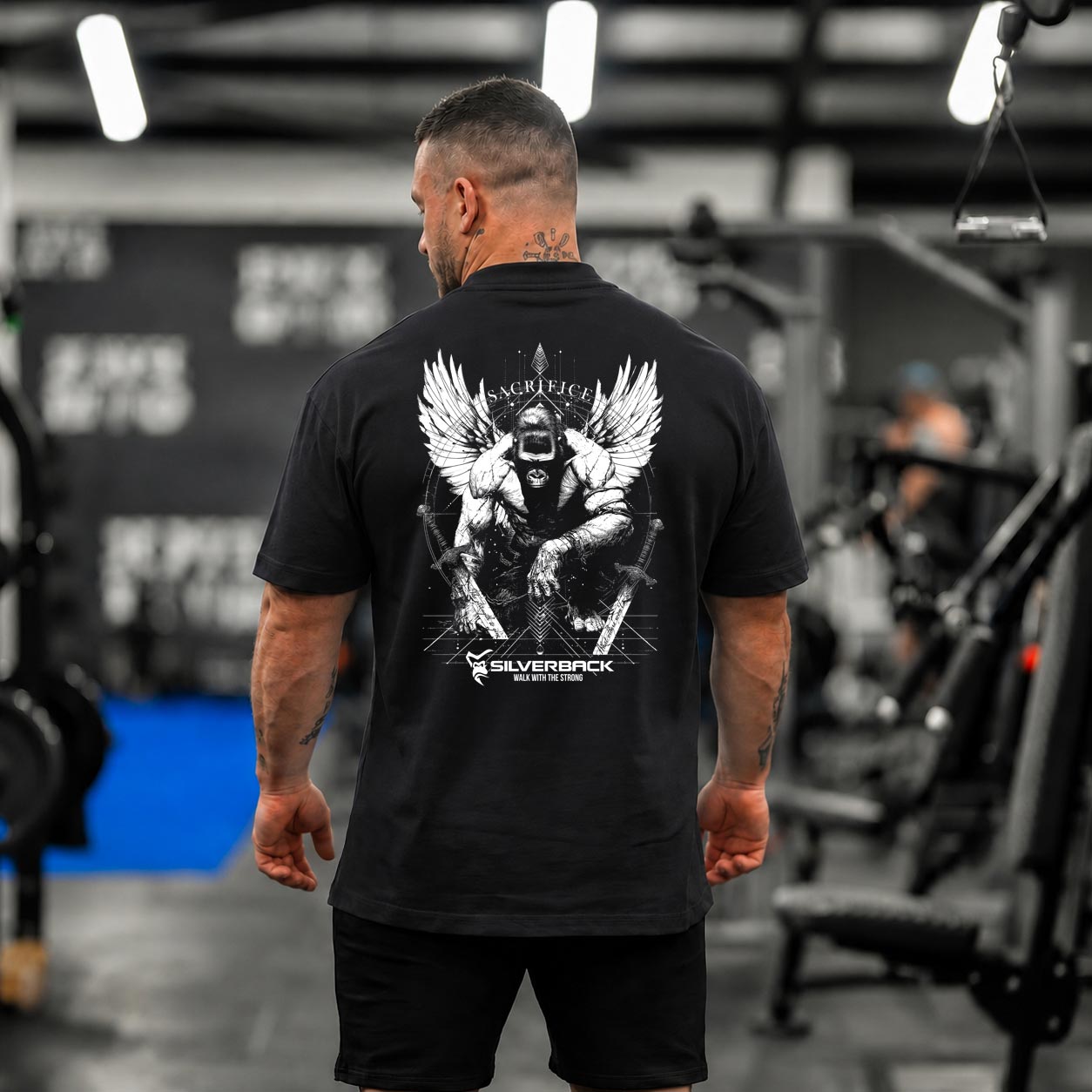 #4 Sacrifice Relaxed T-Shirt - Black