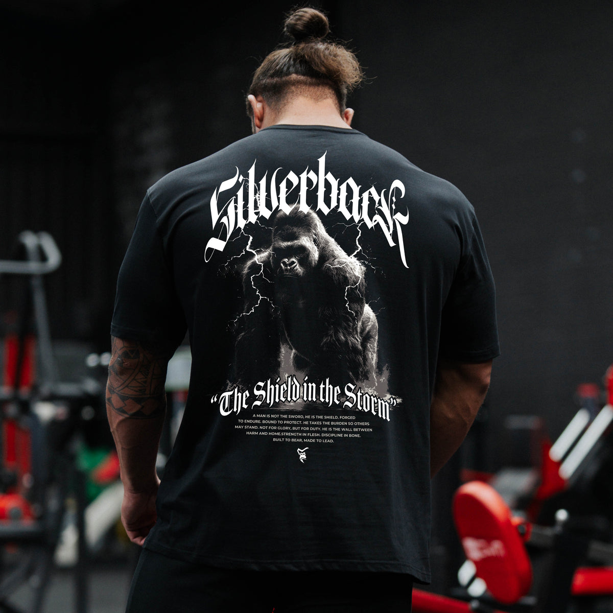 Shield in the Storm T-Shirt – Silverback Gymwear
