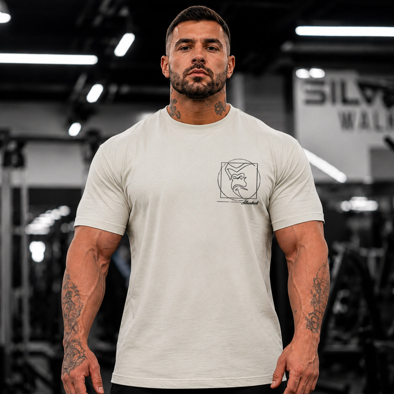 Vitruvian T-Shirt - Stone