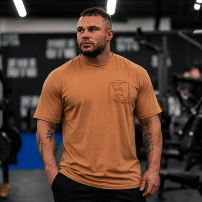 Vitruvian T-Shirt - Tobacco