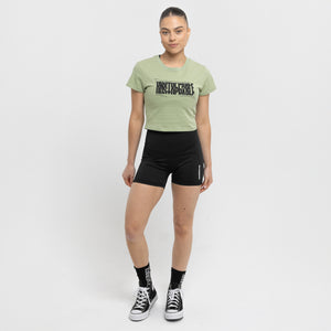 Unstoppable Crop T-Shirt Green