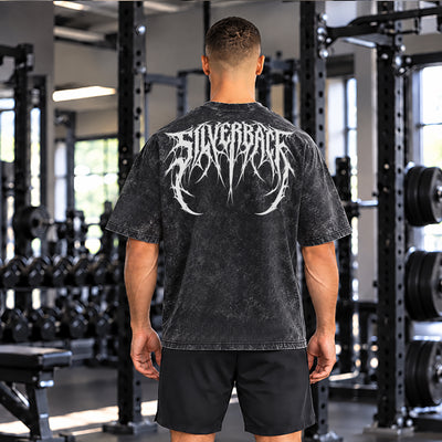 Venom Oversized Acid Wash T-Shirt