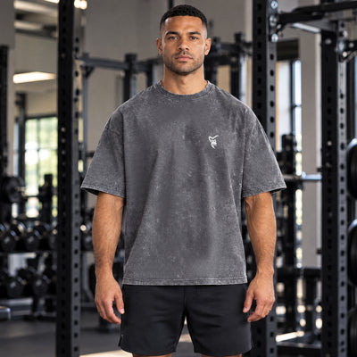 Venom Oversized Acid Wash T-Shirt