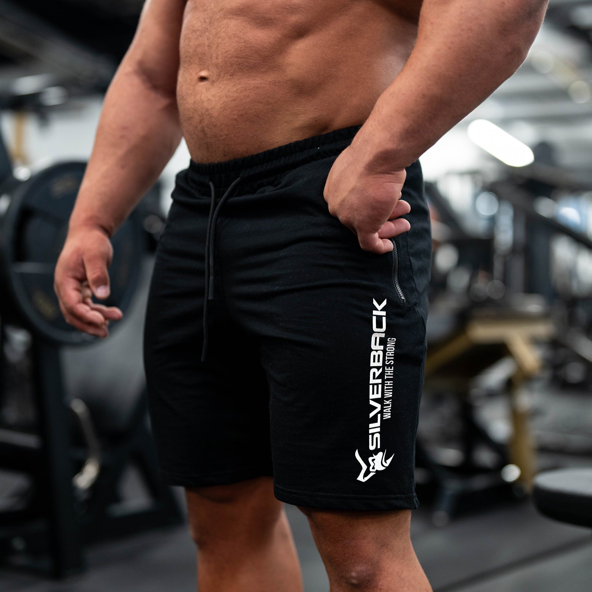 Elements Shorts in Black - SHORTS front view