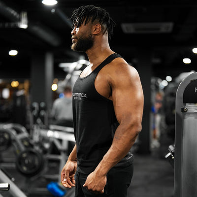 Viking Stringer Vest in Black - VEST front view