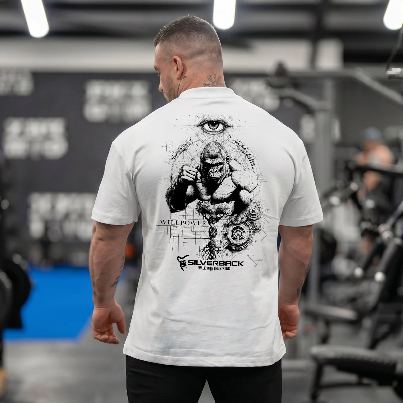 #1 Will Power Relaxed T-Shirt - White
