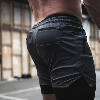 Synergy 2 Way Shorts Silverback Gymwear