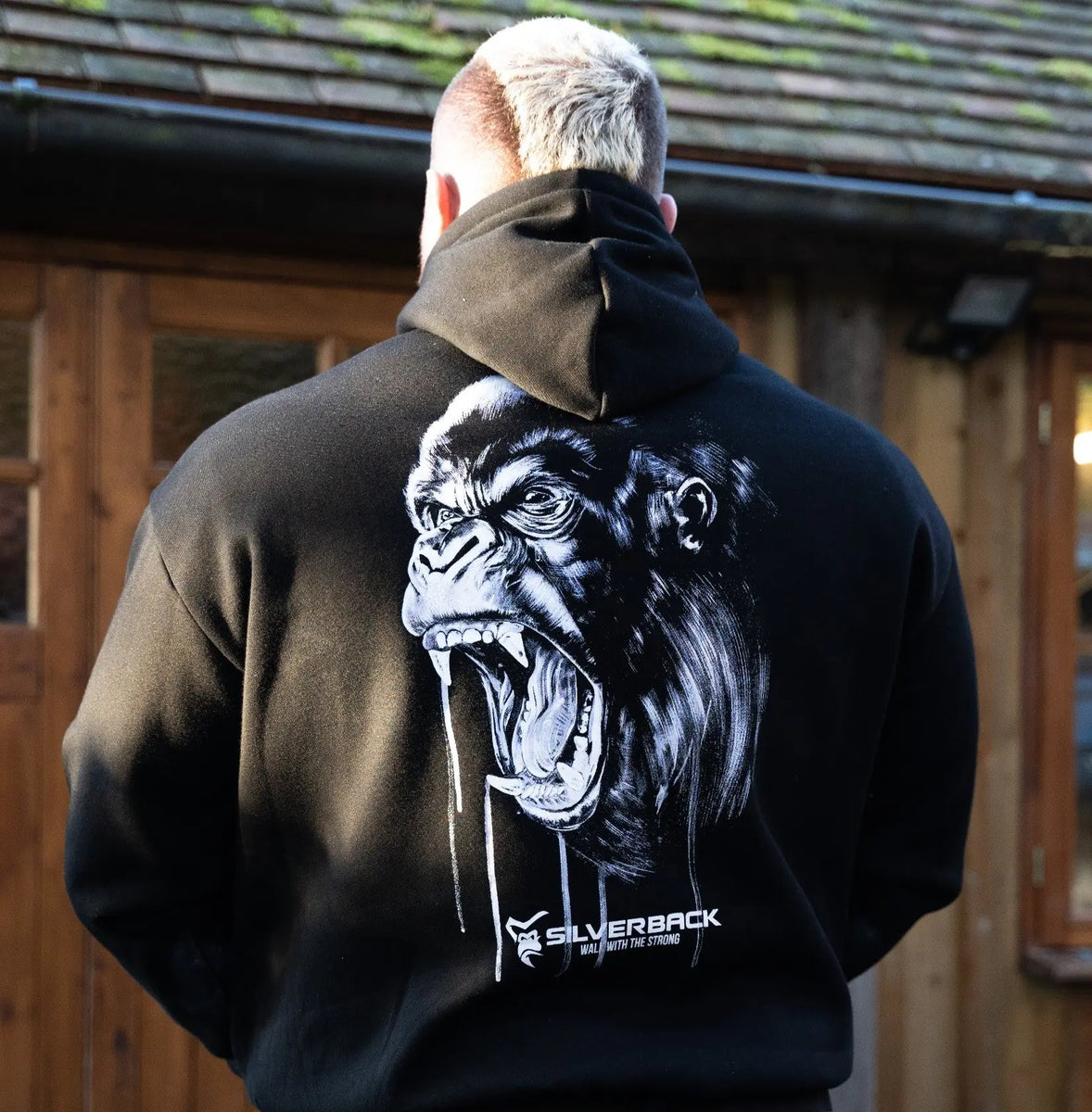Silverback Alpha Training Hoodie V2 Black Silverback Gymwear